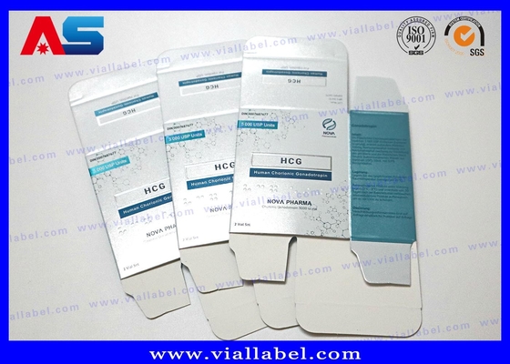 Custom Retatrutide Peptide Paper Box Package For 2 Vials  of 3ml Free Design MOQ 500 sets