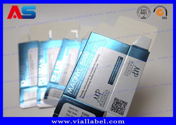 High Quality 3ml Peptide Paper Box Package For 2 Vials  of 3ml Free Design MOQ 500 sets