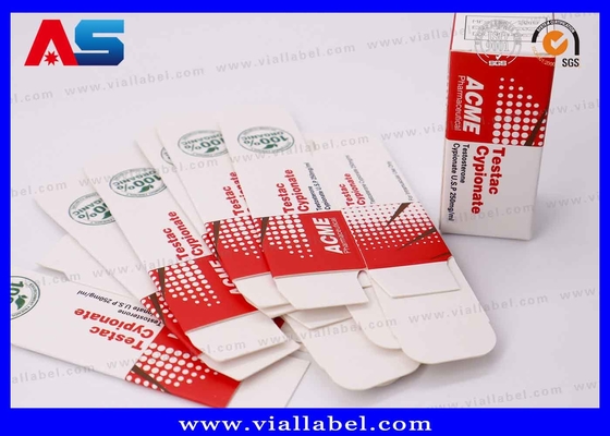 High Quality Hcg Small Vial And Box Printing, Peptide Paper Box Package For 2 Vials  of 2ml