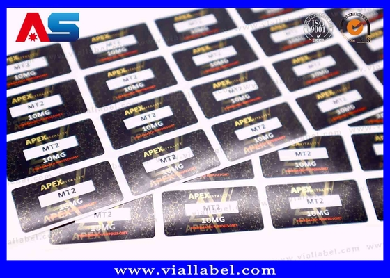 White Pearl Film Small Bottle Label for Injection Oils Stickers in and More