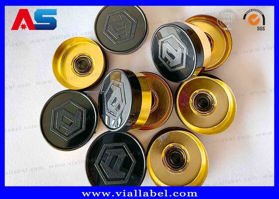 20mm Flip Off Caps Customized Logo, Flip Top Bottle Caps Engraved Custom Logo MOQ 30000pcs