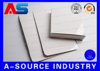 Glossy White Paper Box For 10 IU Injection Amps Vials For Human Growth Bodybuilding