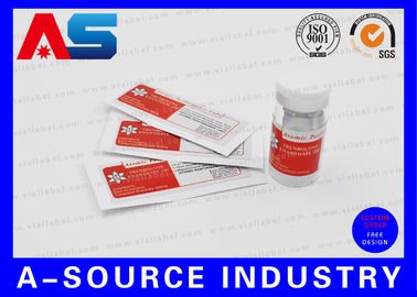 Bodybuilding Cypionate 200mg Pill Bottle Label With Laser Hologram Printing glass vial labels