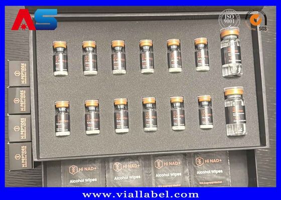 Premium Printed Packaging for Peptide Vials Box , 3ml Vials Box Printing Custom Design