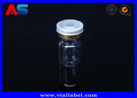 Grey Rubber 2ml Lab Vials Injection 2ml Glass Bottles With Corks For Peptide clear glass vials