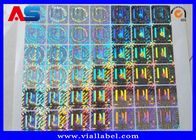 Matrix Laser Custom Holographic Stickers Vinyl Hologram Void For Vial Storage Box