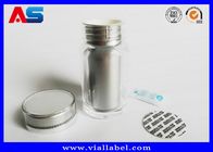 60 Tablets Pharmacy Small Pill Vials SGS certified With Childrenproof Plastic Caps pharmacy pill bottles