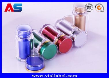Recycle Pharmacy Prescription Clear Pill Bottles / Tablet Plastic Pots To Install 100 Tablets