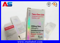 Foldable Small 3d Hologram Vial Box For Oil Vials Bottles Pharmacy Packing With Custom Brand Design