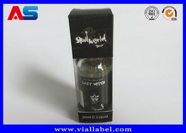 E Liquid Silver Foil 30ml 10ml Small Storage Boxes For Vials With Display Window