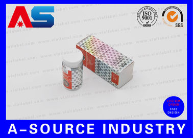 Holographic Metallic Cardboard Moving Boxes Foil Tablet For 50CC Bottles pharmaceutical packaging boxes