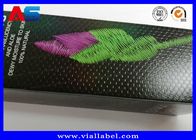 Cardboard Testosterone Phenylpropionate 10ml Bottle Boxes Printing Hologram Foil With Glossy Finish Embossing Logo