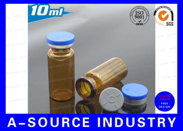 10ml Amber Miniature Glass Vials Medical Glass Vial And Stoppers