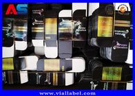 Stamping Hologram Foil Sterial 10ml Vial Boxes Bodybuilding Propionate / Custom Printed Pharma Medical Carton