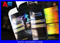 Stamping Hologram Foil Sterial 10ml Vial Boxes Bodybuilding Propionate / Custom Printed Pharma Medical Carton