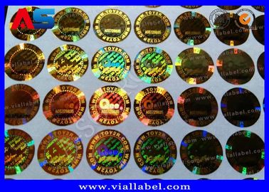 Anti - Fake Security Hologram Stickers For 10ml Vial Label Boxes 3d hologram sticker