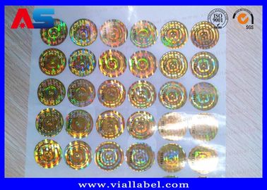 Anti - Fake Security Hologram Stickers For 10ml Vial Label Boxes 3d hologram sticker