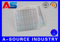 Transparent Adhesive Holographic Security Stickers  3d Hologram Printed