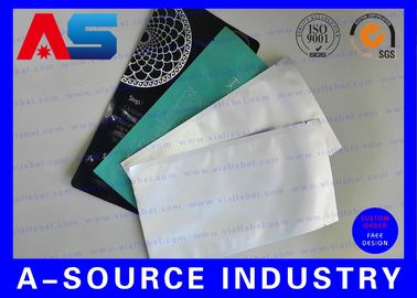 Silver Standing Up Plastic Aluminium Foil Bag For Medication Blister Packs aluminium foil pouches