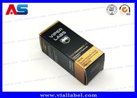 Recyclable Foldable Paper Box For 10ml Glass Vials Bottles With Hologram Labels