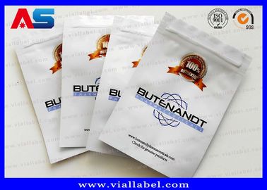Custom Sizes Fine Aluminum Foil Bags / Pouch Zip - Lock For Pharmaceutical Peptide Oral Pills