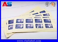 Silver Foil Decals 5ml Peptide Bottle Labels Printing Matt Lamination Vial Sticker Maker For Pharmaceutical