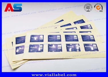 Gold / Silver Foil Decals 5ml Peptide Bottle Labels Printing Matt Lamination Vial Sticker Maker For Pharmaceutical