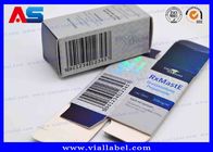 4C Printing Holographic 10ml Vial Boxes For Injection Peptide