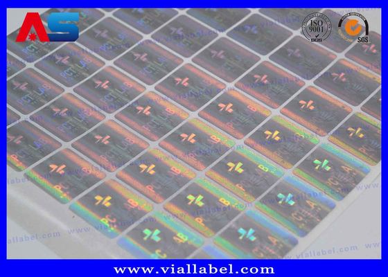 Large  2d Hologram Void Custom Holographic Stickers Printing Maker 20 x 20mm