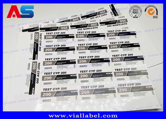 Anti Counterfeit Panton Color 15ml Peptide Vial Labels medication label stickers