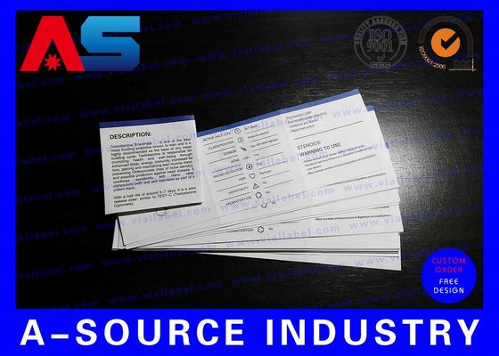 Pharmaceutical Paper Flyer Printing For Peptide Bodybuilding Oil Instruction leaflet printing