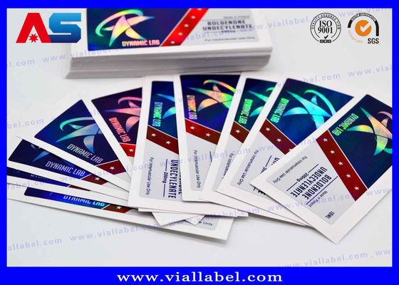 Vinyl Stickers Printing  Pharmaceutical Printing Of Peptide Propionate labels for 2ml vials