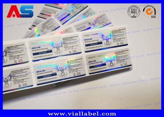 Vinyl Stickers Printing  Pharmaceutical Printing Of Peptide Propionate labels for 2ml vials