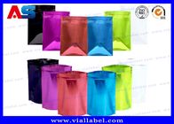 Odorless 20C Aluminium Foil Ziplock Bags For Capsules Packaging foil bag heat sealer