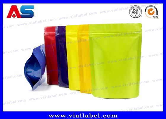 CMYK Printing 8C Aluminium Foil Ziplock Pouches For Food aluminium foil paper bag