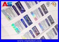 Laser Hologram Prescription CMYK Pill Bottle Label Sticker