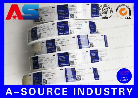 Laser Hologram Peptide Bottle Labels
