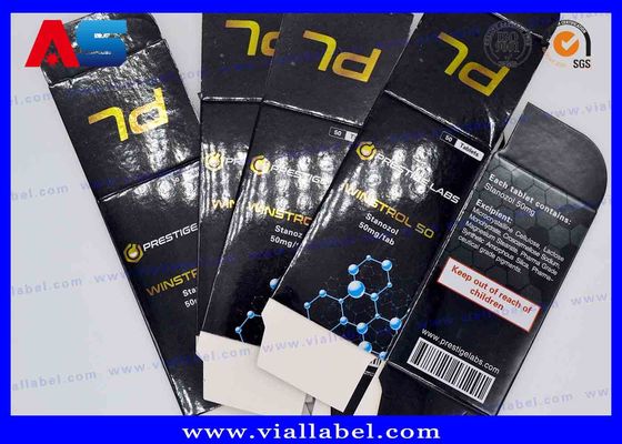 Pharmaceutical Vial Box Packaging For Bodybuilding Peptide tablet bottle labels