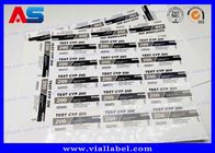 Injection Test Tube 10ml Vial Labels Custom Cardboard Box For Laboratory Vials