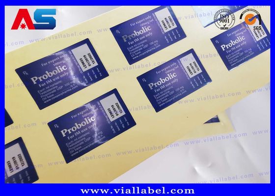 10ml Custom Stickers Bottle Labels Printing With Carton Boxes Holograms labels for glass vials