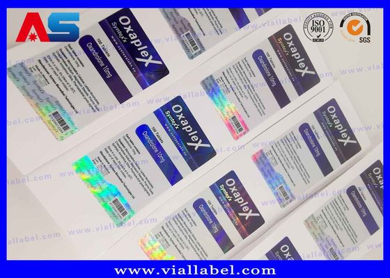 Custom Private Vial Label Masteron , Aluminum ZipLock Pouch With Label Sticker Hologram