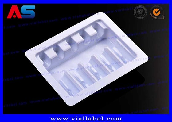 White PET 5 2ml Ampoules Blister Tray Packaging pharma blister packaging