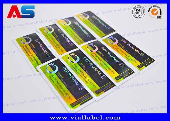 Glass vial labels Laboratory 10ml Vial Labels A4 Laser Pharma Vinyl Sticker With Hologram Effect