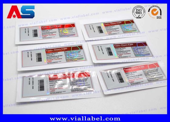 Glass vial labels Laboratory 10ml Vial Labels A4 Laser Pharma Vinyl Sticker With Hologram Effect