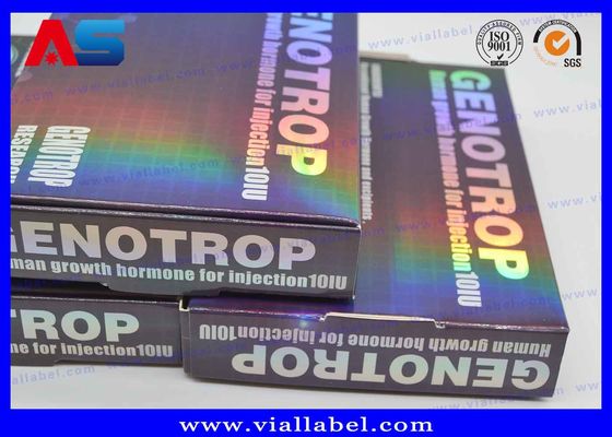 Custom Hologram Printing 2ml Vial Storage Boxes Of Peptides BPC with 10 x 2ml plastic tray