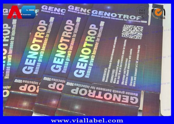 Custom Hologram Printing 2ml Vial Storage Boxes Of Peptides BPC with 10 x 2ml plastic tray