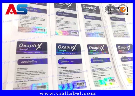 Medication Package 10ml Vial Custom Adhesive Labels full color Custom Printing