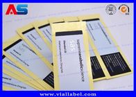Anti Counterfeit 10ml Peptide Dropper Bottle Labels adhesive sticker labels