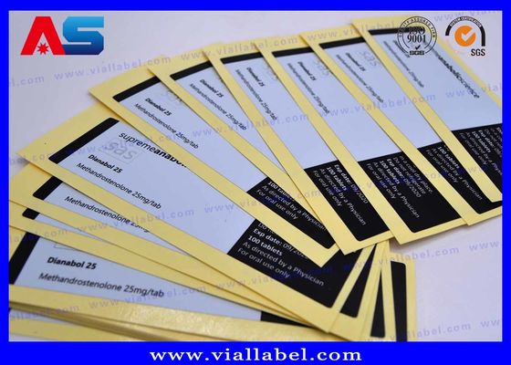 Anti Counterfeit 10ml Peptide Dropper Bottle Labels adhesive sticker labels