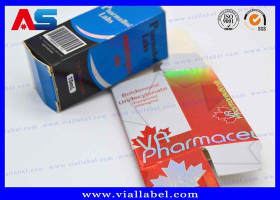 Hologram Paper Anavar Oral Peptide Medicine Packaging Box 10ml bottle labels boxes